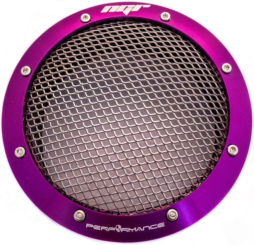 NGR Turbo Filter (Drag Edition) fits 3 inch and 2.5 inch w/included Sleeve | Universal Turbo Cold Air Intake Filter - For Enhanced Car Performance - Purple