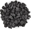 Onlyfire Black Lava Rock 10 Pounds Volcanic Lava Stones for Indoor Outdoor Fire Pits Fireplaces Gas Grill and Landscaping, 0.4-0.8 Inch
