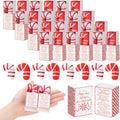 Wettarn 24 Sets Christmas Jesus Gifts Candy Cane Stress Balls with Christian Story Boxes Religious Party Favors for Church Office Sunday School Rewards Stocking Stuffers