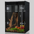 10 Gallon Reptile Tank - 12x12x18 Crested Gecko Tank Enclosure - Acrylic Habitat with Ventilation for Lizard, Spiders & Snakes