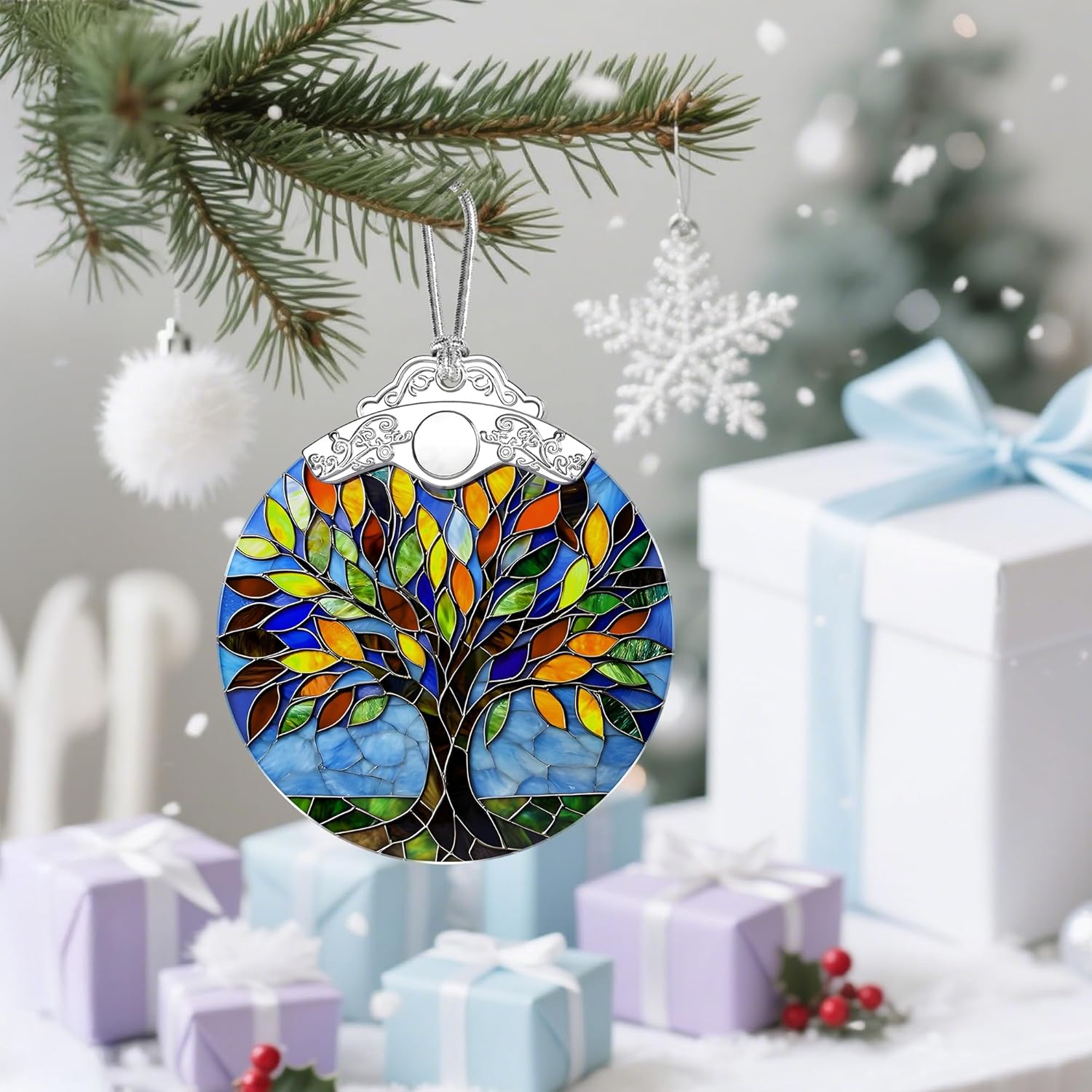 Tree of Life Christmas Ornaments: Christmas Tree Ornaments, Holiday Decor for Tree Lover, Stocking Stuffers, Gift Ideas, Housewarming Gift, Xmas Gifts & Gifts for Women, Mom