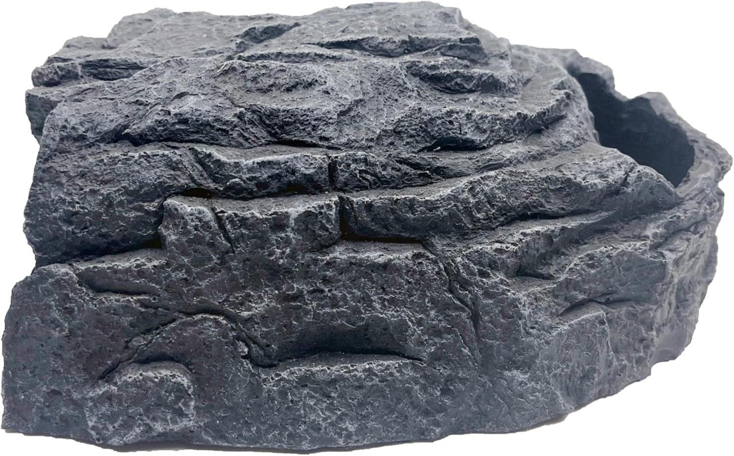 Rock Cave Habitat Hidden for Reptile and Amphibians.Terrarium & Aquarium Decor, Reptile hideout Hide Cave, Perfect for Bearded Dragons,Lizards,Snakes,Turtles,Geckos,Tortoises,Small Animals -Large Size