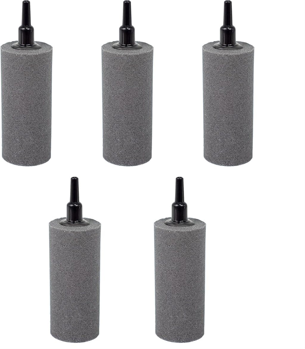 Air Stone Bubble Diffuser Ball - for Aquarium Air Pump and Fish Tanks, Gray, Pack of 10pcs