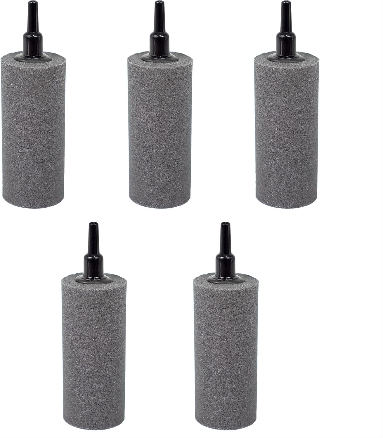 Air Stone Bubble Diffuser Ball - for Aquarium Air Pump and Fish Tanks, Gray, Pack of 10pcs