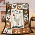 Chicken Blanket Rooster Chicken Throw Blanket Gifts for Girls Women Kids Boys Adults Men Super Soft Cozy Plush Fluffy Fuzzy Fleece Blanket Home Decor 40''X50''