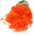 Orange Simulated Filamentous Moss, Artificial Floral Moss,Color Decorative Moss,for Garden Landscape Making Artificial Plant Art,DIY Indoor and Outdoor Decorative Pseudomoss.(2.1OZ)