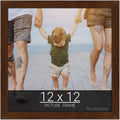 wallsthatspeak 12x12 Mocha Walnut Picture Frame for Puzzles Posters Photos or Artwork