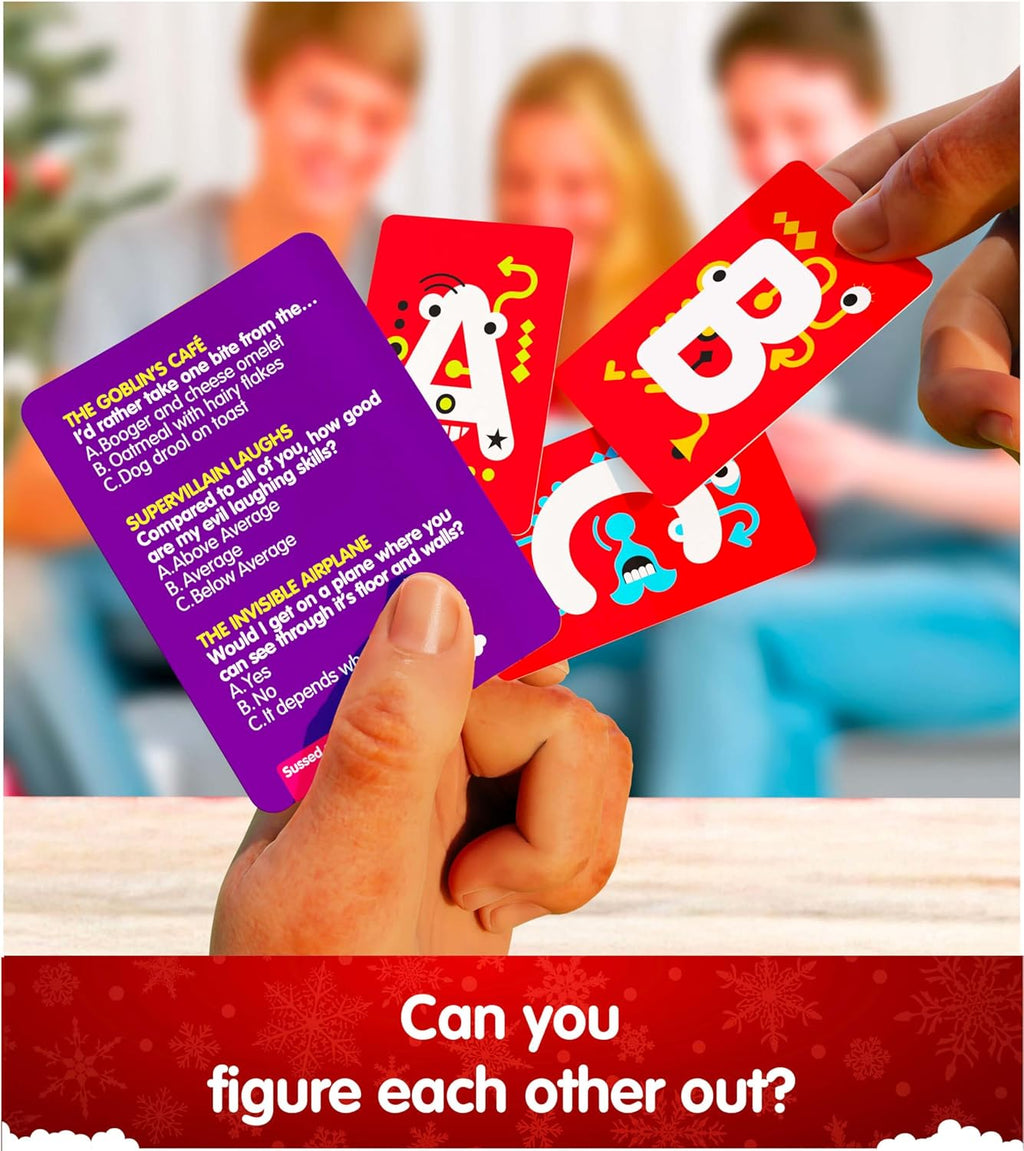 SUSSED The Wacky 'What Would You Do?' Card Game - Ages 8+, 2-8 Players - Kids Stocking Stuffer for Girls, Boys, Tweens - 15-30 Min Playtime - Purple Pack