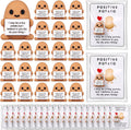 Gejoy 75 Pcs Positive Potato Gift Set Include 25 Mini Rubber Potato 25 Motivational Card 25 Bags Motivational Emotional Support Gifts for Employee Coworker Staff Teacher Team Friends