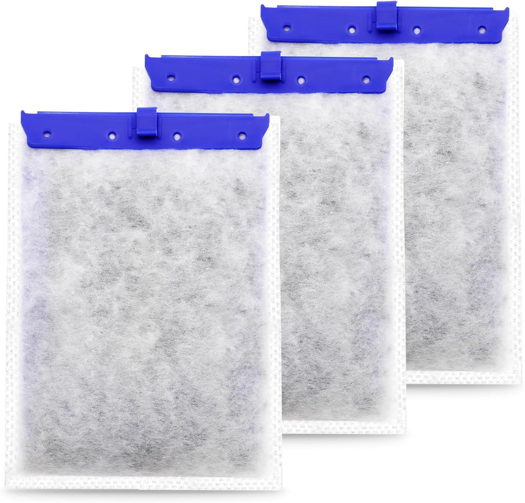 Aquarium Filter Cartridge Compatible with Whisper Power Filters,Replacement Filter Cartridges for PF20/PF30/PF40/PF60 (Large, 3-Pack)