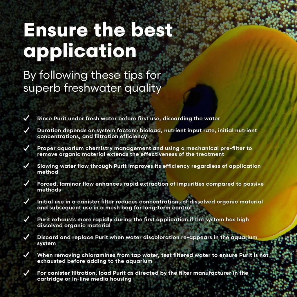 Brightwell Aquatics - Purit Next-Generation Chemical Filtration Media - for use in All Marine and Freshwater Aquaria - Aquarium Water Treatments, 5.28 GAL