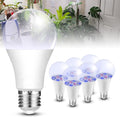 Red Blue 5000K LED Grow Light Bulb Full Spectrum 100w Equivalent, A19 E26 12W Sun Plant Light Bulbs for Flowers, Seed Starting, Indoor Growing, Greenhouse, 6pack