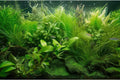Underwater Aquarium Background Diverse Collection of Aquatic Plants Fish Tank Background Lush Green Seagrass Aquarium Terrarium Background Jungle Style Reptile Habitat Background Vinyl 48x20in