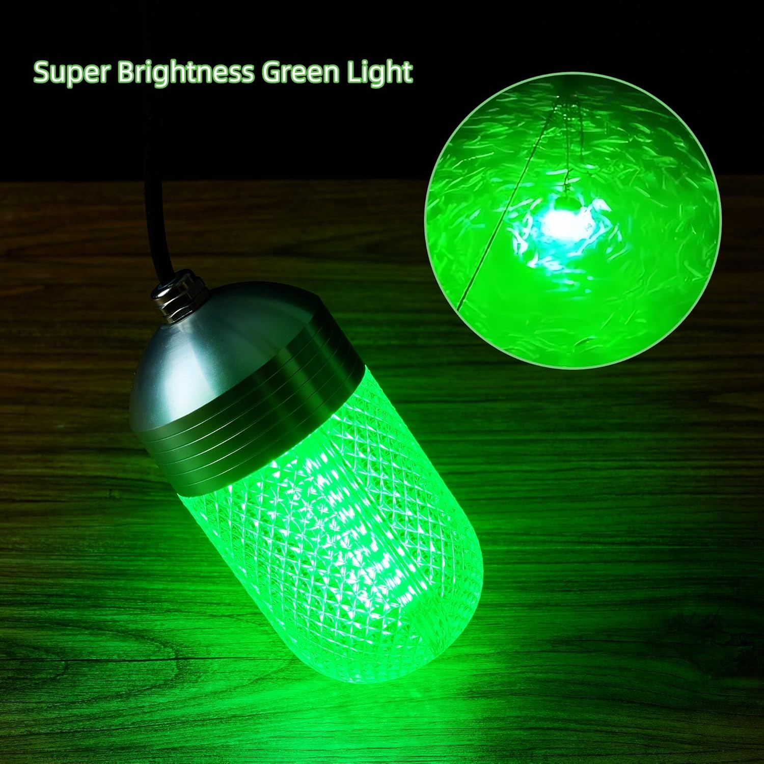 Luckerain Underwater Fishing Light 70W 150W High Bright LED 9000LM 20000LM Submersible Fish Attracting Light for Docks, Boats or Kayaks, Rust-Proof IP68 Waterproof