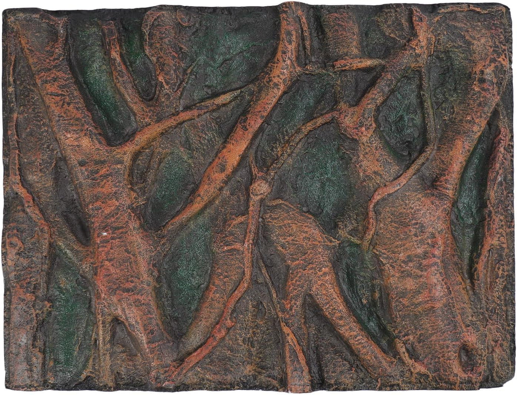 3D Aquarium Background Foam, Rock Texture, Non, Customizable, Ideal for Fish and Reptile Habitats (H)
