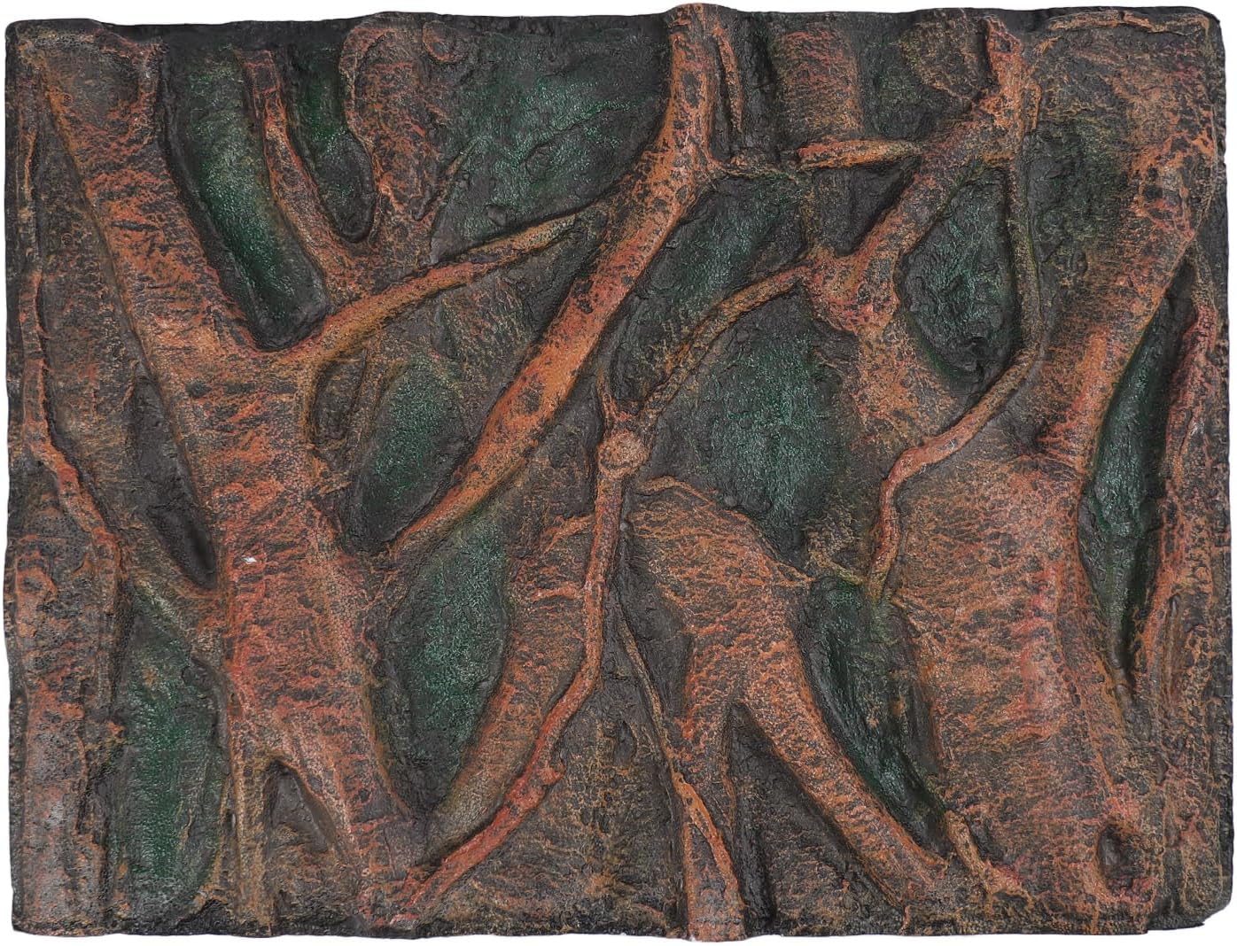 3D Aquarium Background Foam, Rock Texture, Non, Customizable, Ideal for Fish and Reptile Habitats (H)
