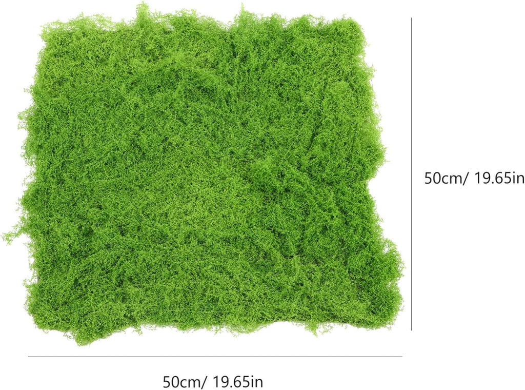 Artificial Moss Turf Lifelike Faux Lawn for Landscape Decoration for Garden Fish Tank Bonsai and Photo Props Lightweight Material Flocking