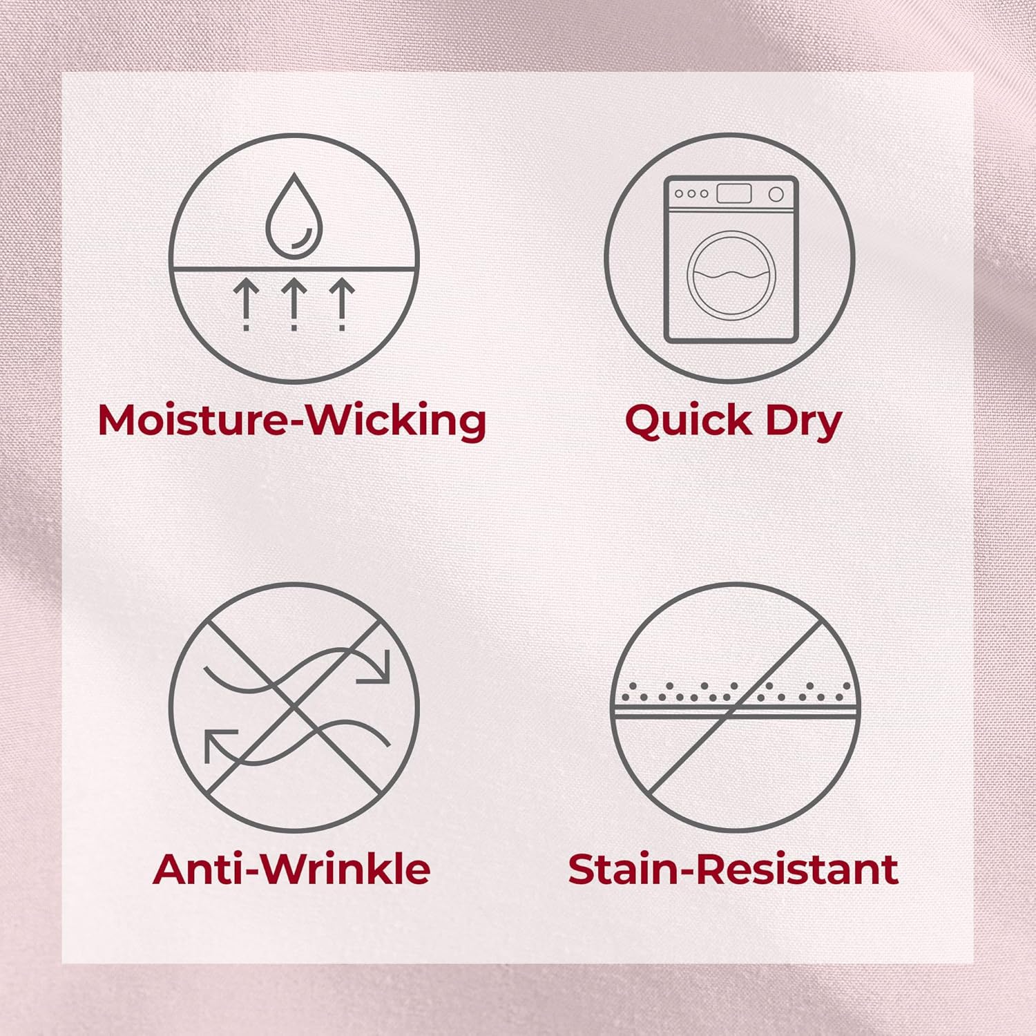 Mellanni Twin Sheets Set - 3 PC Iconic Collection Bedding - Hotel Luxury, Extra Soft, Cooling Bed Sheets - Wrinkle, Fade, Stain Resistant (Twin, Blush Pink)