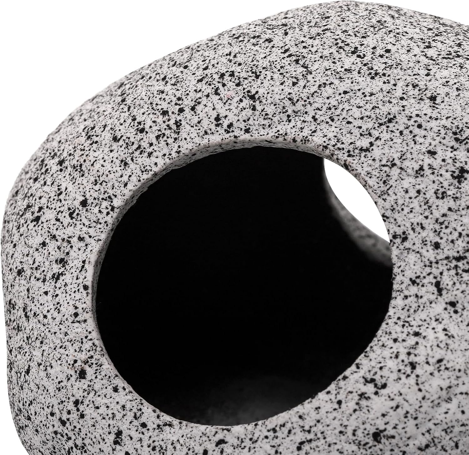 6 Pack Aquarium Decoration Rock Caves, Betta Fish Tank Hideaway, Hideout Stones House Decor for Cichlid Shrimp Territorial Fish Hiding Breeding Spawning, Fish Tank Ornaments