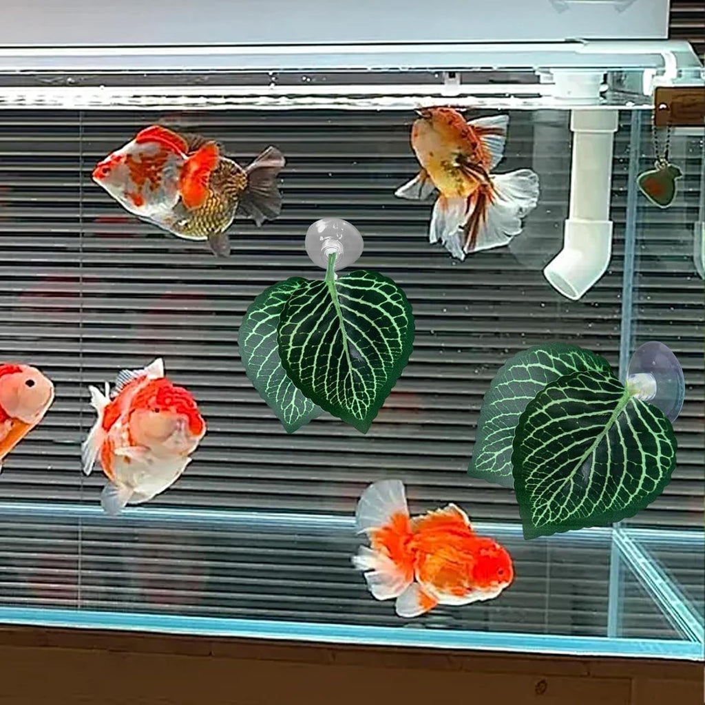 Betta Bed Leaf Hammock - Realistic Aquarium Leaf Pad, Lightweight Breeding and Spawning Resting | Fish-Tank Accessory for Supporting Betta Rest, Breeding, and Relaxation During Home Aquariums