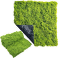 Artificial Green Moss Mat for Decoration Carpet Grass Wall, 39.37 * 39.37 inch Fake Moss for Crafts, Natural Decorative for Plants Indoor with Base Fabric, Artificial Grass Wall Suitable for DIY