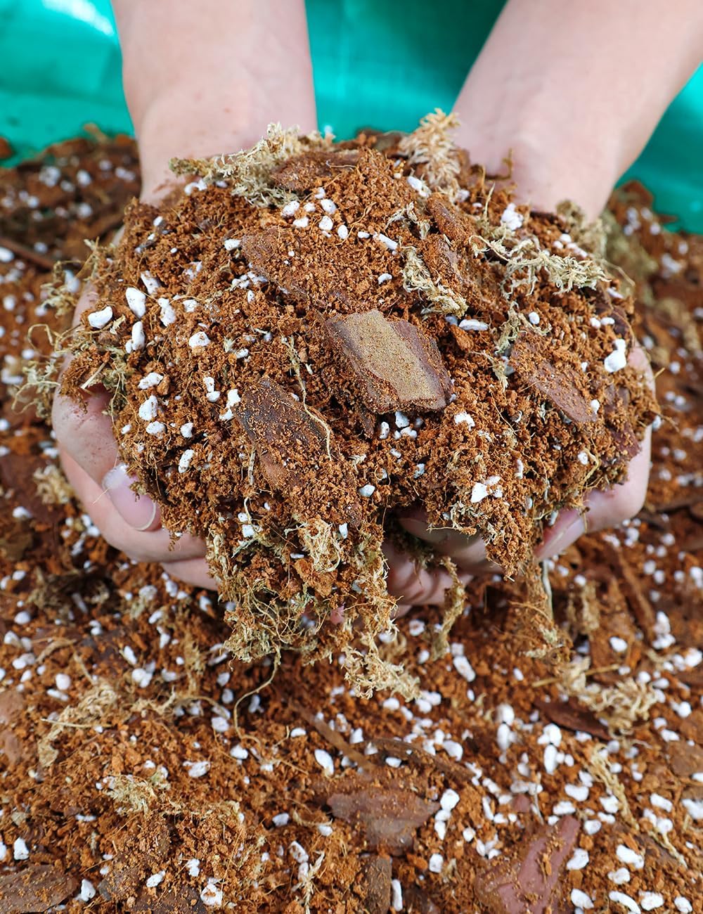 TOYPOPOR Orchid Potting Mix (10qts) for Repotting with Moss Pine Bark Mulch Perlite Stone and Coco Peat Natural Ingredients, Orchid Bark Potting Mix Orchid Repotting Kit Drainage Indoor Potting Medium