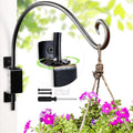 Swivel Bird Feeder Hanger Hook: Swivel Hanging Plant Bracket Outdoor - Wall Mount Hanging Hook for Bird Feeder 12-Inch