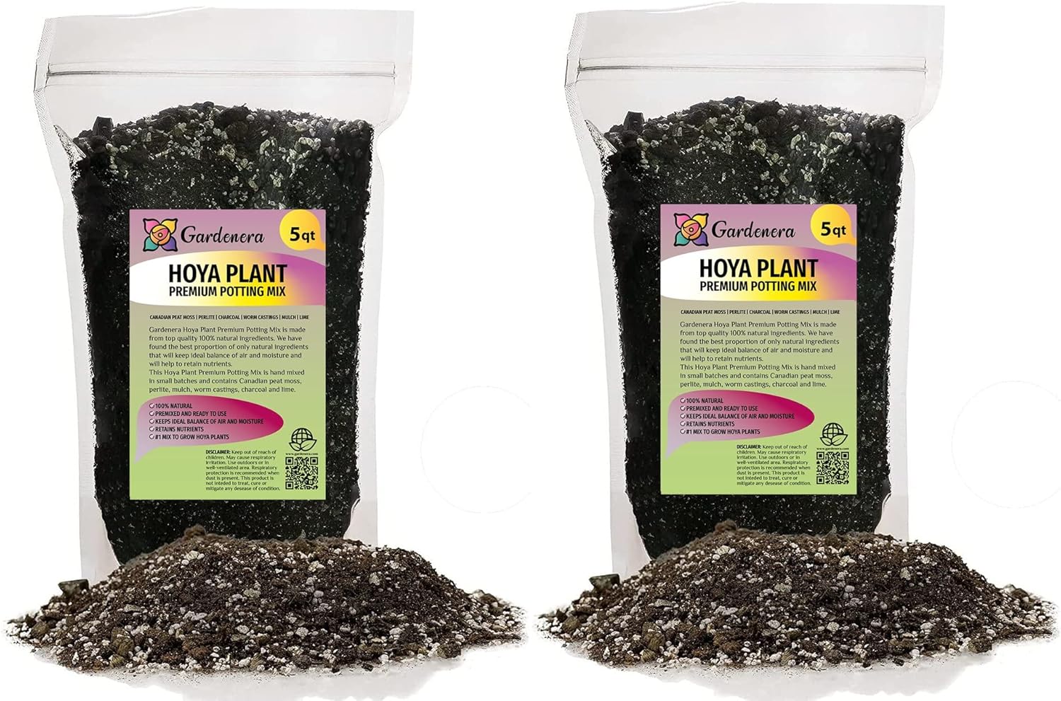 Gardenera Hoya Plant Premium Potting Mix - 10 Quart - Optimal Balance for Thriving Hoyas: Air, Moisture, and Nutrient Retention