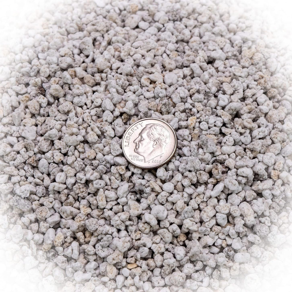 Premium Organic Perlite - (Made in Ukraine) Horticultural Soil Amendment for Indoor & Outdoor Container Plants for Drainage Management and Enhanced Growth - 4 Quart