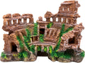 M2cbridge Antique Roman Column Ruins European Castle Aquarium Decorations Fish Tank Hideout Rocks (Roman Column Ruins)