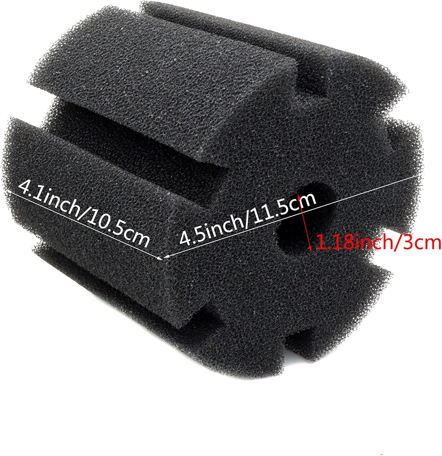 ALEGI 2 pcs Aquarium Sponge Filter Replacement Foam, Fish Tank Foam Replacement