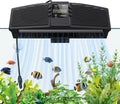 PAIZOO Aquarium Chiller Fan, Fish Tank Cooling Fan with Temperature Probe & LCD Display Aquarium Cooler Water Chiller for Axolotl Betta Fish Accessories, 7W