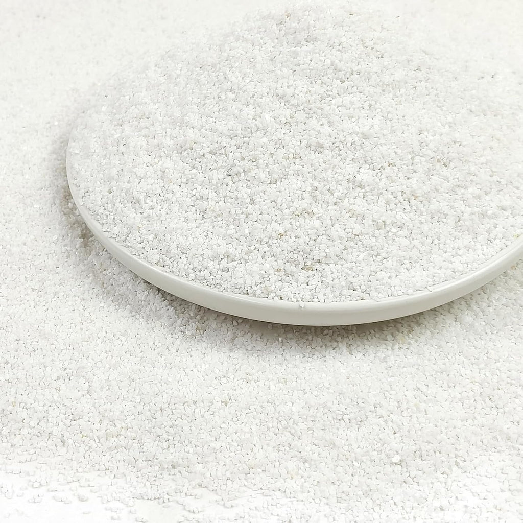 Aquarium Sand, 10lbs White Fish Tank Sand, Aquarium Gravel Substrate for Aquascaping, Vivariums, Terrariums, Plants and Crafts