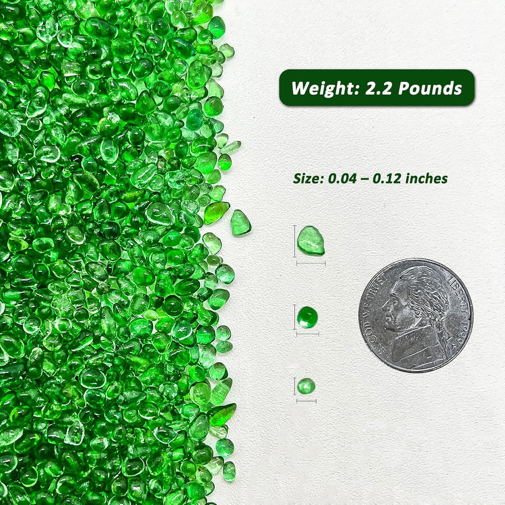 BXI 2.2 Lbs Small Aquarium Substrate Gravel Sand, Polished Smooth Fish Tank Gravel, Colorfast Uncoated Vibrant Blue Sea Glass, Decorative Stones for Vase Fillers, Fairy Garden, Potted Plants