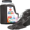 Hygloss Colored Sand for Crafts - 15 lb Bottle, Black - Vibrant Colorful Fine Sensory Play Sand Art Kits for Kids - Classroom Activities for Children 3 4 5 6 7 8 9 10 11 12 - Safe for Ages 3+