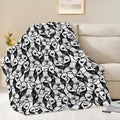 Boston Terrier Throw Blanket French Bulldog Frenchie Puppy Stuff Gifts for Dog Lover Kids Girls Boys Adults Women Men Soft Cozy Warm Plush Fluffy Fuzzy Fleece Blanket Decor 50''X60''