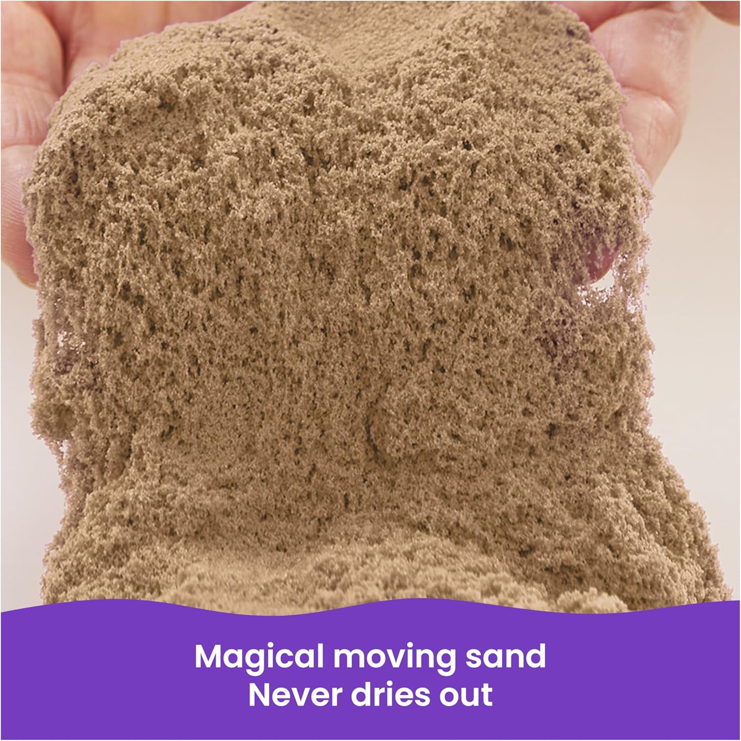 Kinetic Sand, 3.25lbs Beach Play Sand, Amazon Exclusive, Resealable Bag (Packaging May Vary), Sensory Toys, Holiday Gifts & Stocking Stuffers for Kids Ages 3 and up