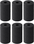 Pawfly 6 Pack Pre-Filter Sponge, Aquarium Filter Sponge 0.4" Intake Sponge Foam Roll for Small Fish Shrimp Fry Fish Tank Covers Accessories