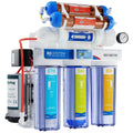 Max Water 6 Stage 200 GPD (Gallon Per Day) RODI (Reverse Osmosis Deionization) Water Filtration System + Digital TDS Meter + Booster Pump for Aquarium
