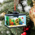 Personalized Aquarium Fish Tank Ornament, Fishes Christmas Ornament, Underwater Aquarium Ornament, Aquarium Decorations for Fish Tank, Gift for Ocean Lovers, Scuba Divers (FT3)