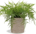 Hollyone Small Fake Plant Potted Plants Artificial Decor Silk Ferns Plant Faux Plants in Pots for Home Living Room Bedroom Desk Bathroom Window Shelf Farmhouse Decoration