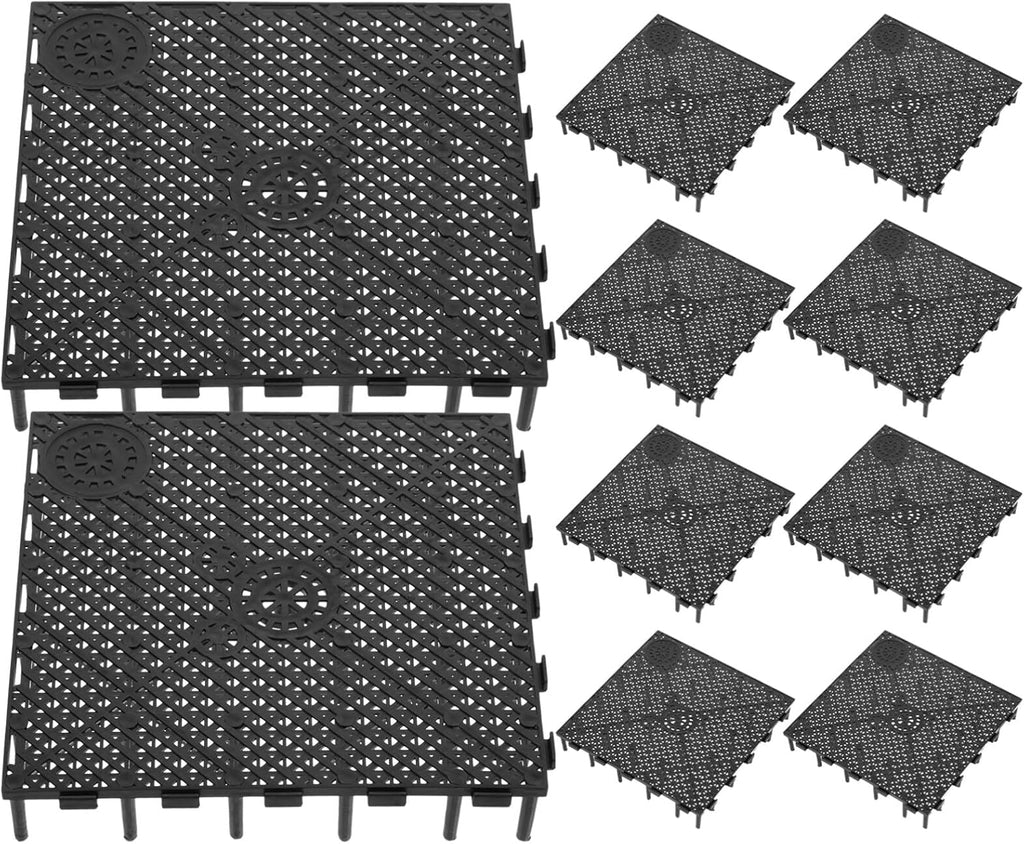Scicalife Aquarium Bottom Filter Plate 5.9X5.9 Inch PVC Undergravel Filter Board Water Permeable Fish Tank Separator for Large Dragon Fish Breeding and Marine Aquariums