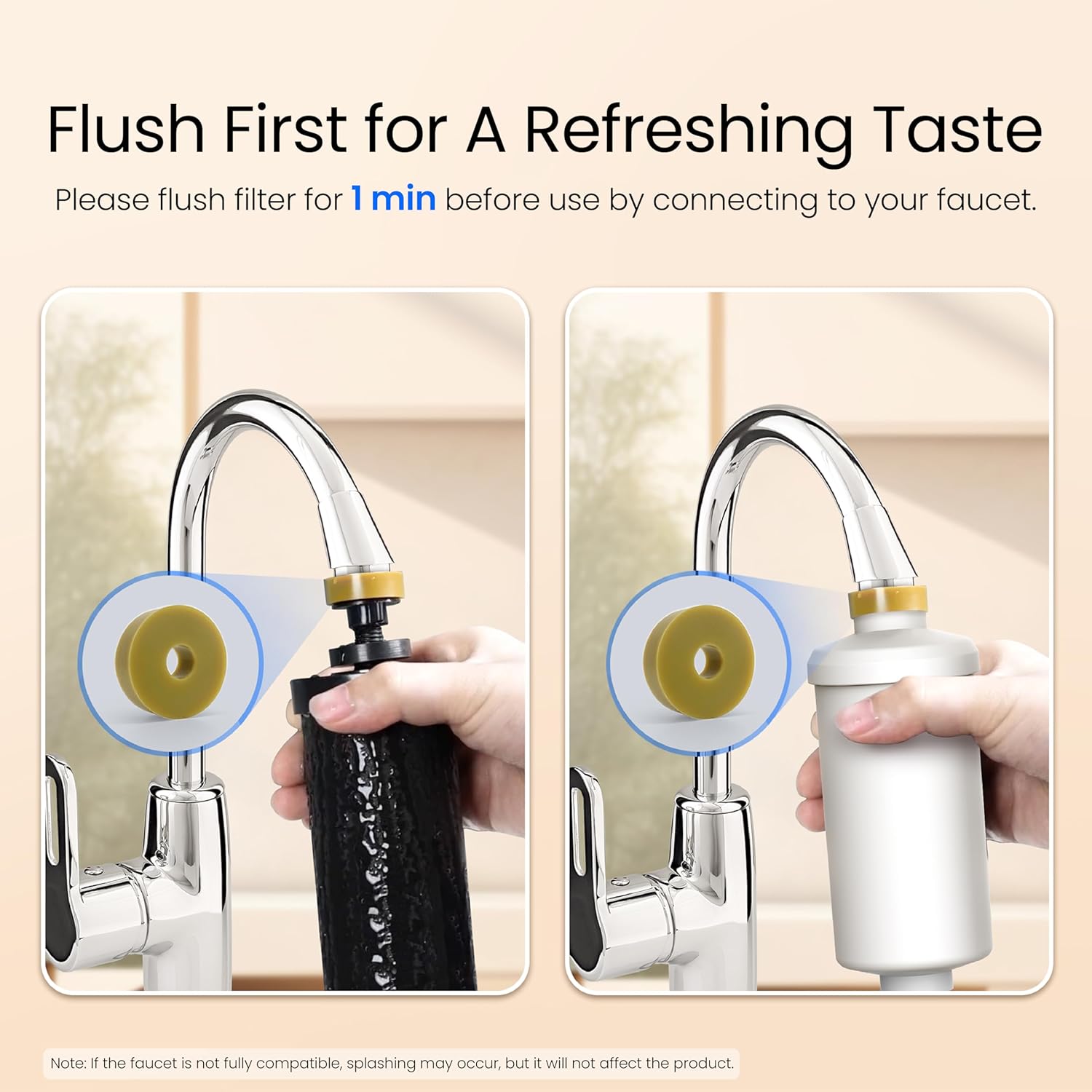 Waterdrop 1.5 Gallons Gravity-fed Water Filter System, NSF/ANSI 42&372 Standard, Stainless-Steel Travel System with 4 Filters, Metal Spigot and Stand, Reduces Up to 99% Chlorine-King Tank Series