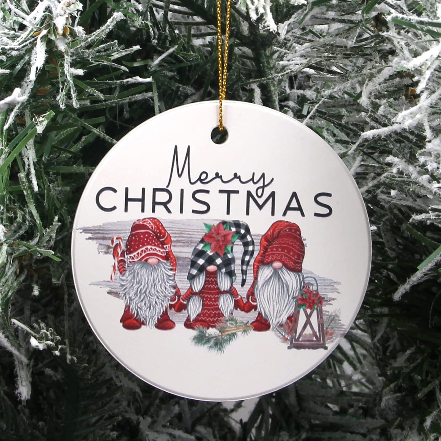 Cute Christmas Tree Ornaments for Decorations Small Tree First Ceramic Christmas Ornaments Gift Gnome Ornament Decorated Xmas Tree Mini Decorating Outdoor Hanging Ornaments
