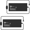 iPower 8x18 Inch Reptile Heating Pad with Adjustable Controller Knob, Under Tank Heater Mat for Turtles, Lizards, Snakes, Amphibians & Small Pets, 2 Pack