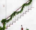 15FTx1 Extra Full Christmas Garland Real Touch Norfolk Pine Garland Christmas Decorations Realistic Greenery Garlands for Stairs, Railing,Doorframe, Mantel, Table,Indoor Outdoor Holiday Decor