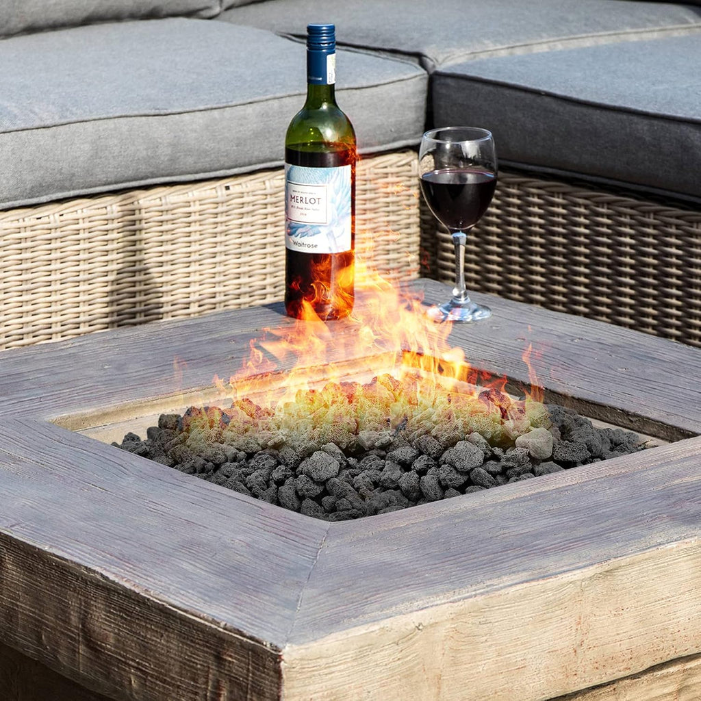 Stanbroil 10 Pounds Lava Rock Granules for Fire Bowls, Fire Pits, Gas Log Sets, and Indoor or Outdoor Fireplaces (0.4"- 0.8")