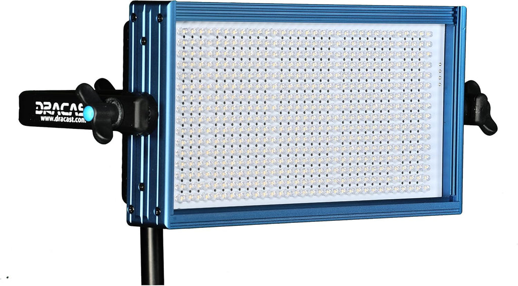 Dracast Pro Series LED500 Bi-Color LED 2 Light Kit with Gold Mount Battery Plates and Light Stands