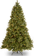 National Tree Company 7 ft Pre-Lit Downswept Douglas Fir Artificial Christmas Tree, 700 Clear Lights, 1,539 Tips, Includes Stand, Green