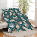 Seal Throw Blanket Ocean Seal Stuff Gifts for Kids Girls Boys Adults Women Men Soft Cozy Warm Plush Fluffy Fuzzy Fleece Blanket Decor 60''X80''